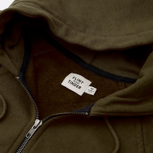 laydown image of 10-Year Full Zip Hoodie