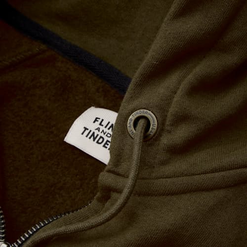 laydown image of 10-Year Full Zip Hoodie