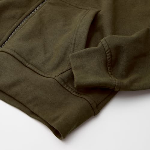 laydown image of 10-Year Full Zip Hoodie
