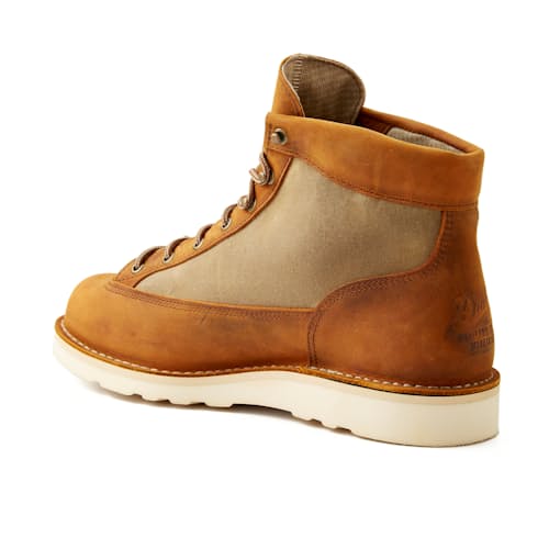 laydown image of Huckberry x Danner Waxed Canvas Danner Light
