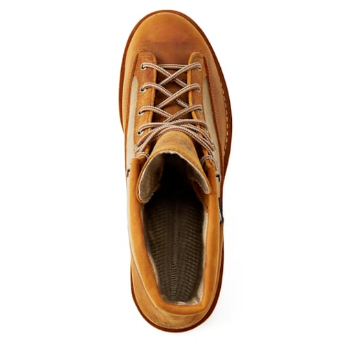 laydown image of Huckberry x Danner Waxed Canvas Danner Light