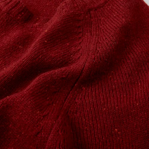 lifestyle image of Speckled Merino Wool Crewneck Sweater