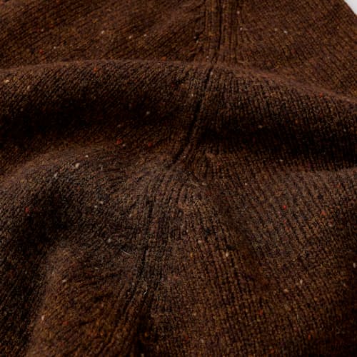 lifestyle image of Speckled Merino Wool Crewneck Sweater