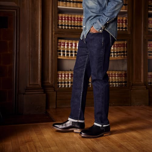 lifestyle image of Italian Jean - Straight