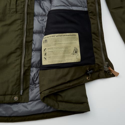 laydown image of Skogso Padded Jacket
