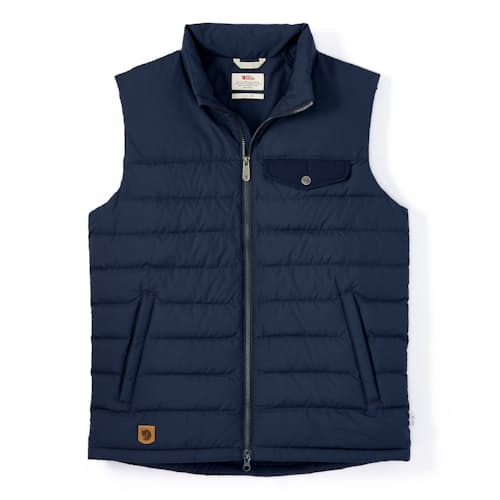 laydown image of Greenland Down Liner Vest M