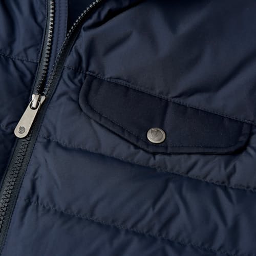 laydown image of Greenland Down Liner Vest M