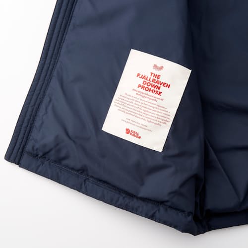 laydown image of Greenland Down Liner Vest M