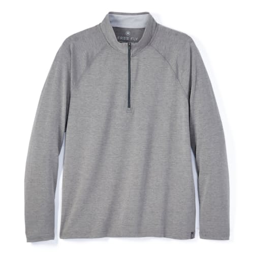 laydown image of Bamboo Flex Quarter Zip
