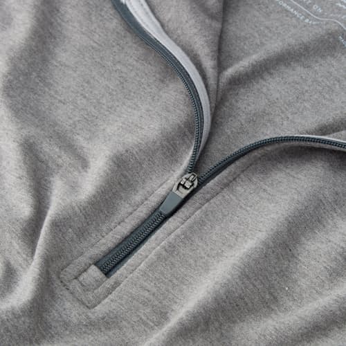laydown image of Bamboo Flex Quarter Zip