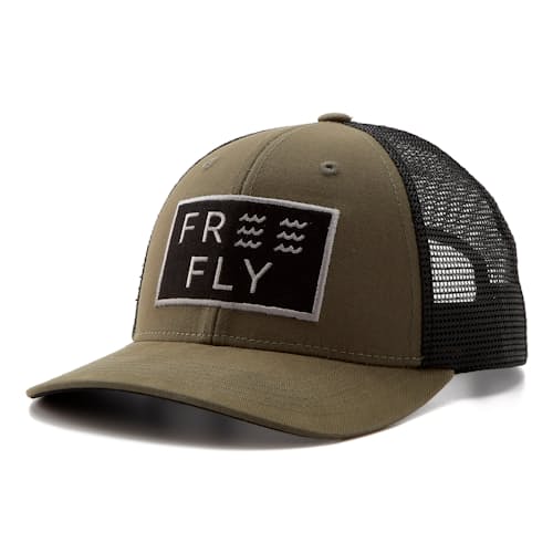 laydown image of Wave Snapback Hat