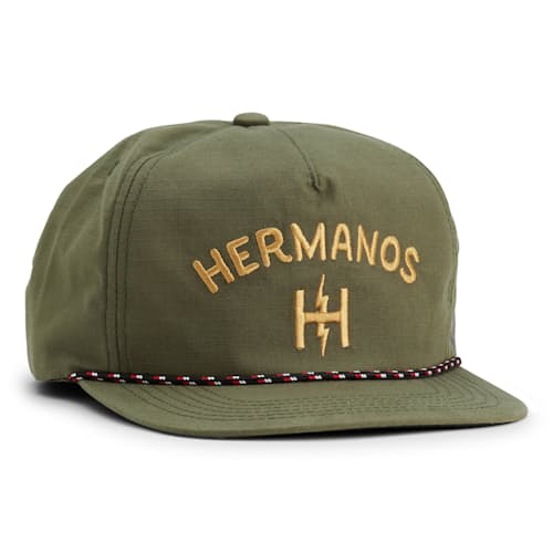 laydown image of Hermanos Snapback Hat