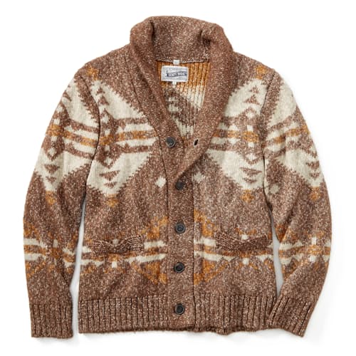 laydown image of The Motif Cardigan Sweater - Exclusive
