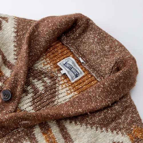 laydown image of The Motif Cardigan Sweater - Exclusive