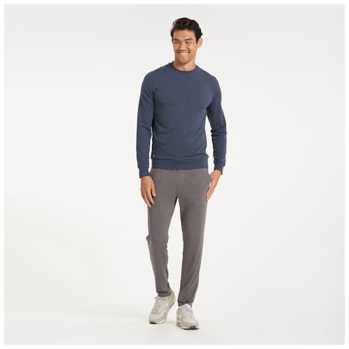 on model image of Ponto Performance Crewneck Sweatshirt