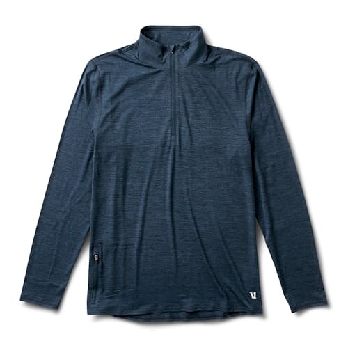 laydown image of Ease Performance Half Zip