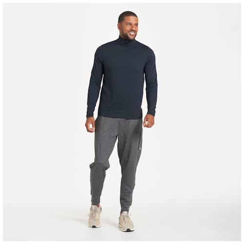 on model image of Ease Performance Half Zip