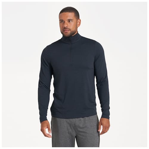 on model image of Ease Performance Half Zip