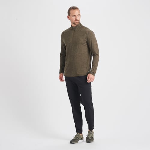 on model image of Ease Performance Half Zip