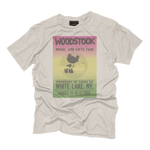 laydown image of Woodstock Tee