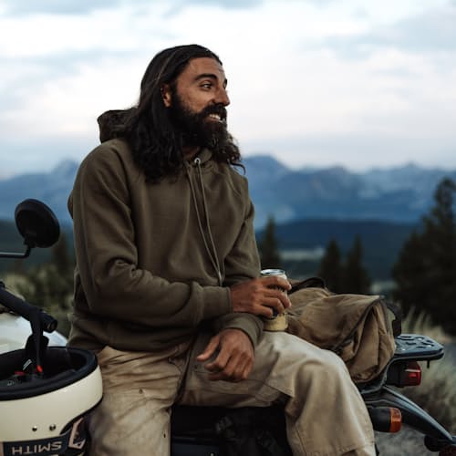 laydown image of 10-Year Pullover Hoodie