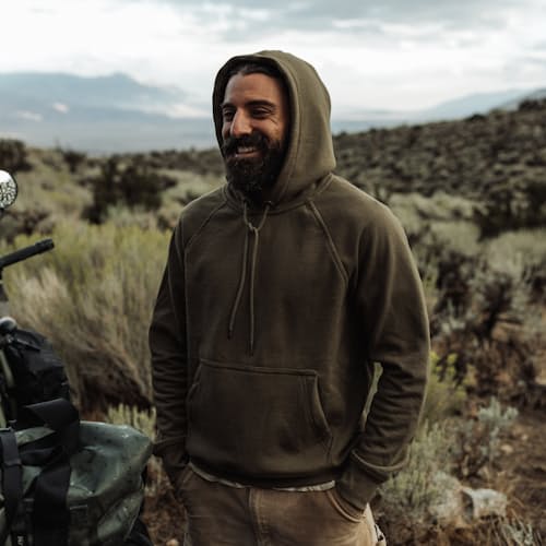 laydown image of 10-Year Pullover Hoodie
