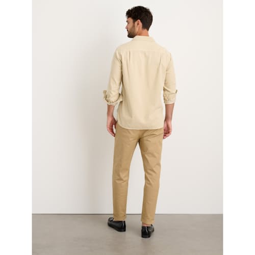 laydown image of Wale Cord Popover Shirt