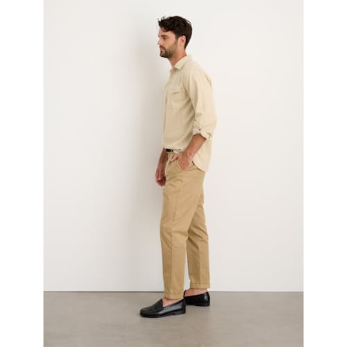 laydown image of Wale Cord Popover Shirt