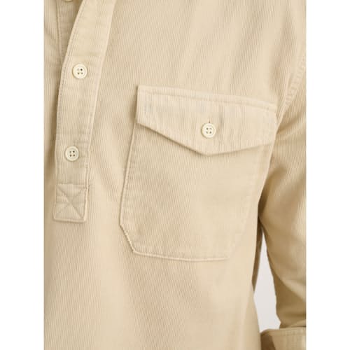 laydown image of Wale Cord Popover Shirt
