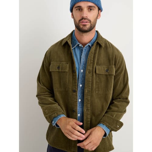 laydown image of Rugged Corduroy Easy Shirt