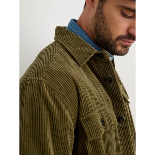 laydown image of Rugged Corduroy Easy Shirt