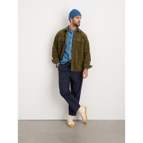 laydown image of Rugged Corduroy Easy Shirt