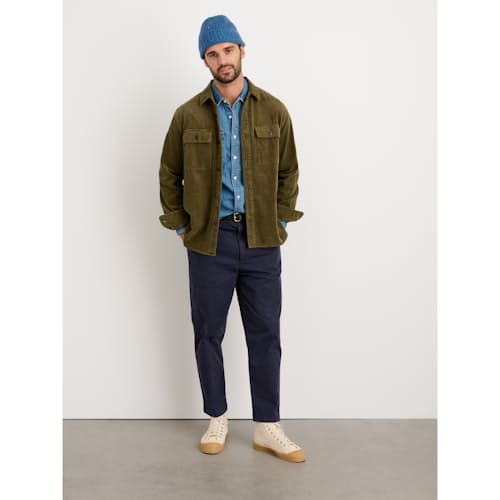 laydown image of Rugged Corduroy Easy Shirt