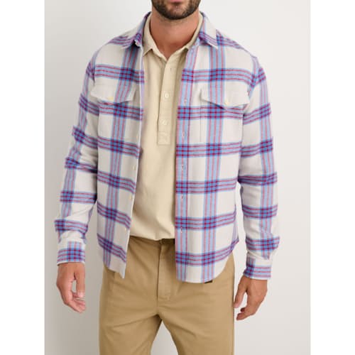 laydown image of Flannel Plaid Frontier Shirt