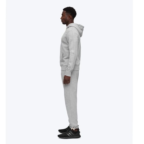 laydown image of Midweight Terry Pullover Hoodie