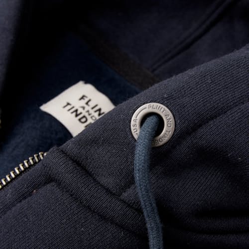 laydown image of 10-Year Full Zip Hoodie - Tall