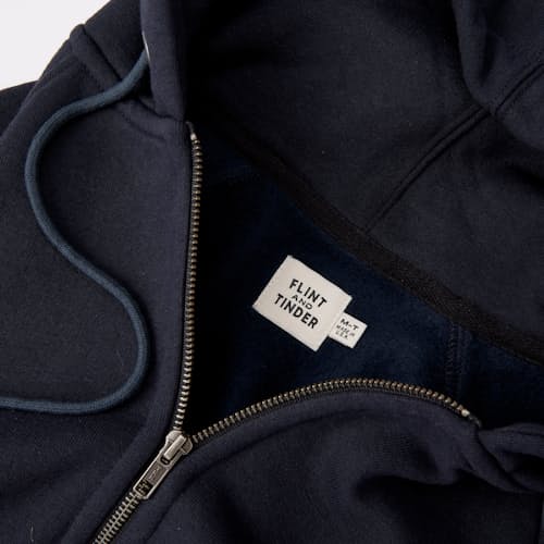 laydown image of 10-Year Full Zip Hoodie - Tall