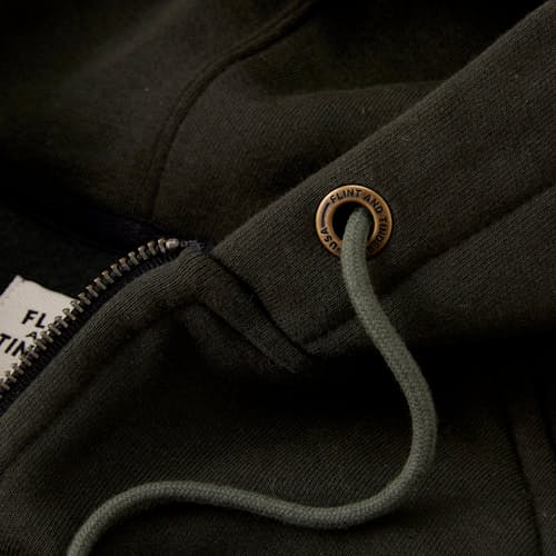 laydown image of 10-Year Full Zip Hoodie - Tall