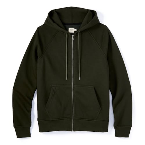 laydown image of 10-Year Full Zip Hoodie - Tall