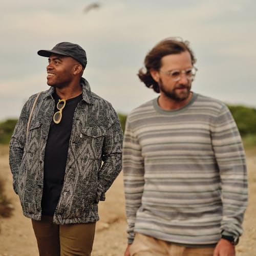 lifestyle image of Jacquard Overshirt