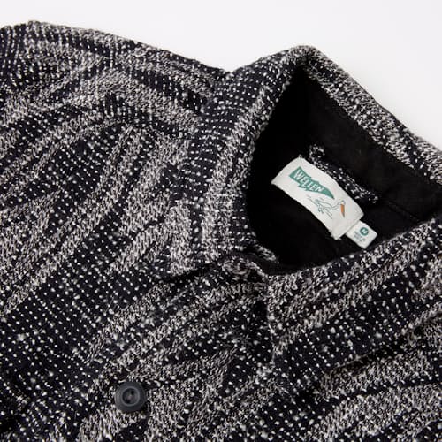 laydown image of Jacquard Overshirt