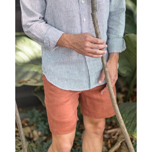 lifestyle image of Playa Linen Shirt