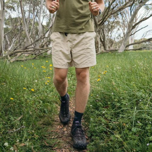 lifestyle image of Recycled Mountain Short - 6"