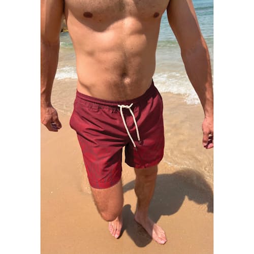 laydown image of Coral Swim Trunk - 6.3"