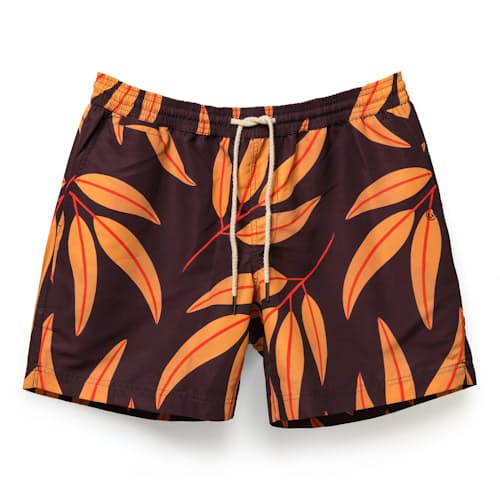 laydown image of Eucalyptus Swim Trunk - 6.3"