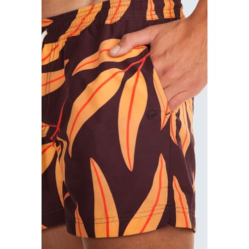 laydown image of Eucalyptus Swim Trunk - 6.3"