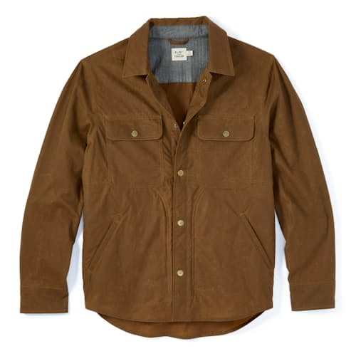 laydown image of The Bighorn Waxed Shirt Jacket