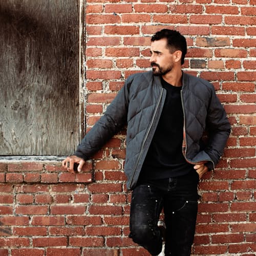 lifestyle image of The Skyliner Waxed Jacket