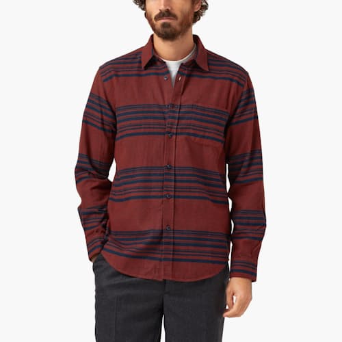 laydown image of Labrosa Flannel Shirt