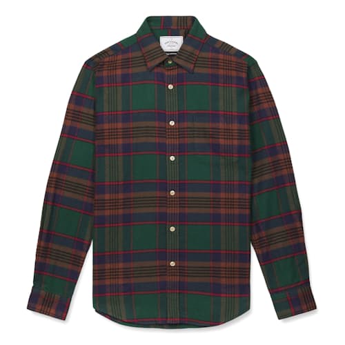 laydown image of Otton Flannel Shirt